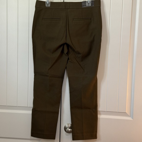 Women's Ann Taylor Devin Fit Ankle Length Dress Pants, Olive‎ Green, Size 8 - Picture 2 of 8